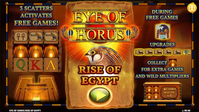 Eye of Horus Spielautomat Deutschland - Merkur Slot mit Expanding Wilds